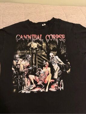 Vintage Cannibal Corpse Shirt Black